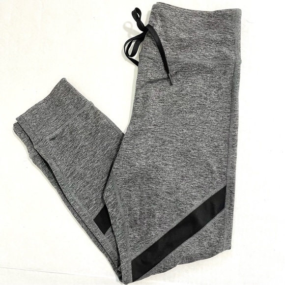 Walkpop Grey Black Stripe Athletic Activewear Leggings Women’s XS - Picture 1 of 8